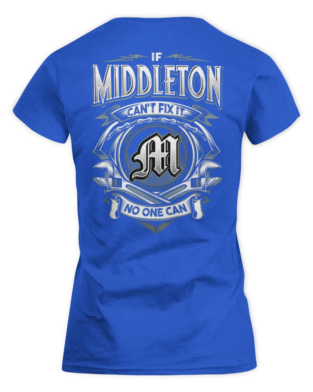 MIDDLETON AP81-K4-626 - Personalized Ahmed Quote Apparel “If Ahmed Can't Fix It, No One Can” - Women's Standard T-Shirt - Royal