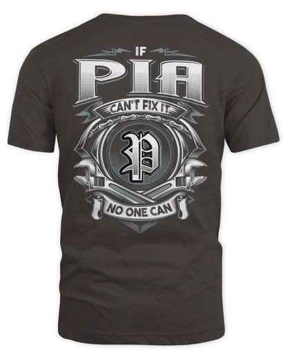 PIA AP81-K4-626 - Personalized Ahmed Quote Apparel “If Ahmed Can't Fix It, No One Can” - Unisex Standard T-Shirt - Dark Chocolate
