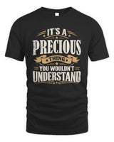 PRECIOUS P08 TH51 - Personalized “It’s a/an [NAME] Thing – You Wouldn’t Understand” Shirt - Unisex Standard T-Shirt - Black