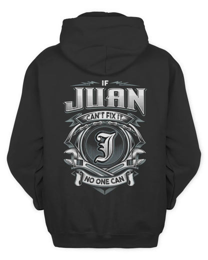 JUAN AP81-K4-626 - Personalized Ahmed Quote Apparel “If Ahmed Can't Fix It, No One Can” - Unisex Hoodie - Black