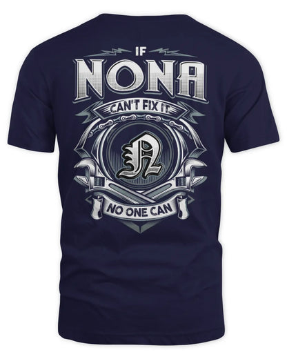 NONA AP81-K4-626 - Personalized Ahmed Quote Apparel “If Ahmed Can't Fix It, No One Can” - Unisex Standard T-Shirt - Navy