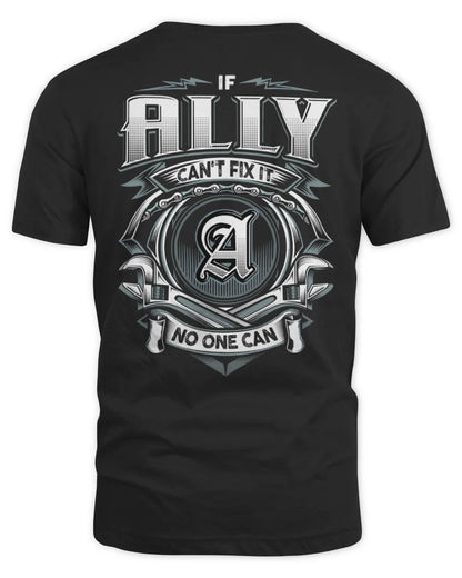 ALLY AP81-K4-626 - Personalized Ahmed Quote Apparel “If Ahmed Can't Fix It, No One Can” - Unisex Standard T-Shirt - Black