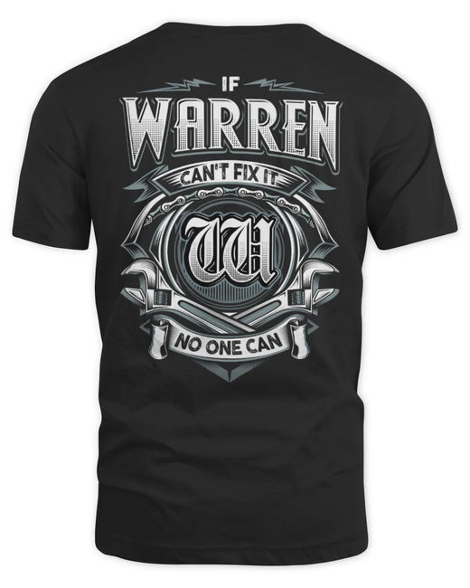 WARREN AP81-K4-626 - Personalized Ahmed Quote Apparel “If Ahmed Can't Fix It, No One Can”