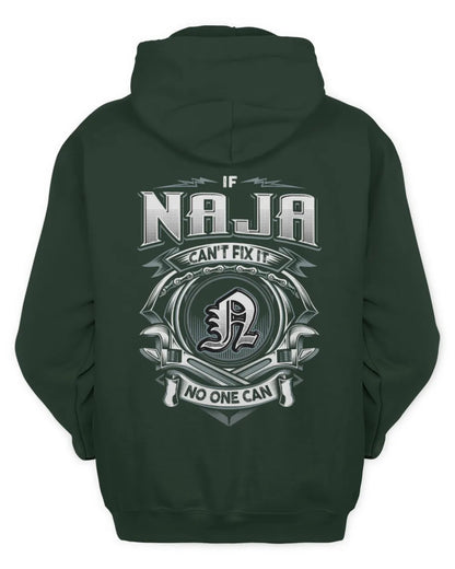 NAJA AP81-K4-626 - Personalized Ahmed Quote Apparel “If Ahmed Can't Fix It, No One Can” - Unisex Hoodie - Forest Green