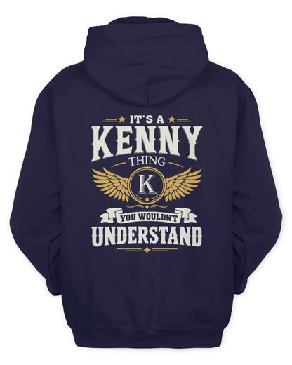 KENNY KT06-M008 It’s a [NAME] Thing – You Wouldn’t Understand | Personalized Vintage T-Shirt - Unisex Hoodie - Navy