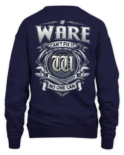 WARE AP81-K4-626 - Personalized Ahmed Quote Apparel “If Ahmed Can't Fix It, No One Can” - Unisex Sweatshirt - Navy