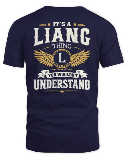LIANG KT06-M008 It’s a [NAME] Thing – You Wouldn’t Understand | Personalized Vintage T-Shirt - Unisex Standard T-Shirt - Navy