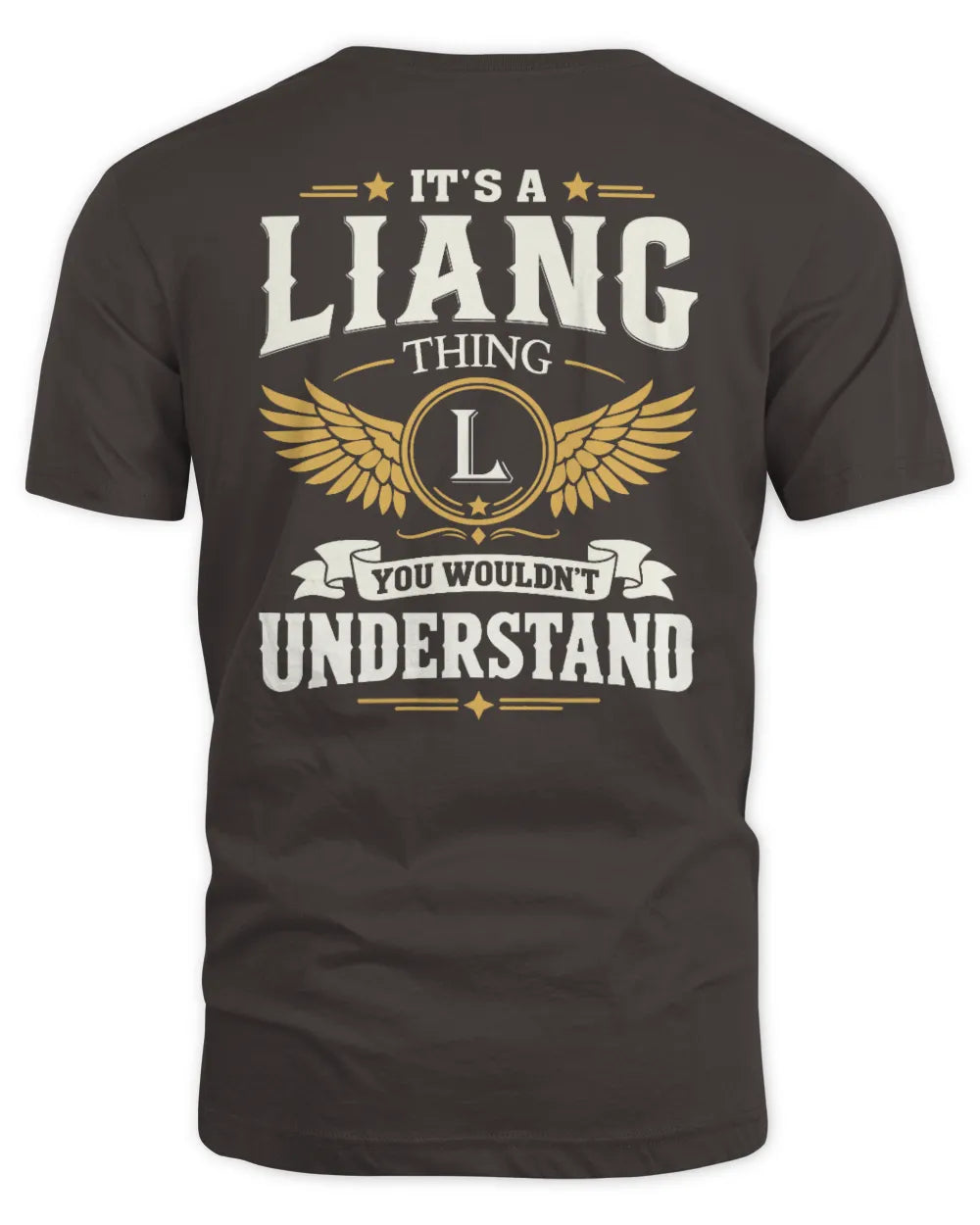 LIANG KT06-M008 It’s a [NAME] Thing – You Wouldn’t Understand | Personalized Vintage T-Shirt - Unisex Standard T-Shirt - Dark Chocolate