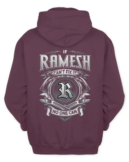 RAMESH AP81-K4-626 - Personalized Ahmed Quote Apparel “If Ahmed Can't Fix It, No One Can” - Unisex Hoodie - Maroon