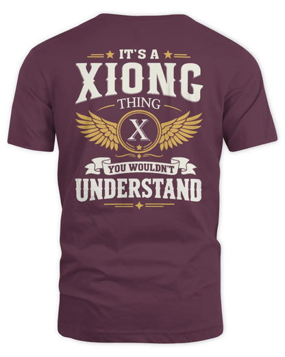 XIONG KT06-M008 It’s a [NAME] Thing – You Wouldn’t Understand | Personalized Vintage T-Shirt - Unisex Standard T-Shirt - Maroon