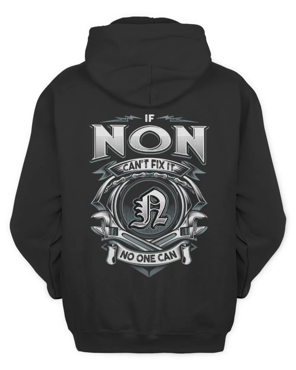 NON AP81-K4-626 - Personalized Ahmed Quote Apparel “If Ahmed Can't Fix It, No One Can” - Unisex Hoodie - Black