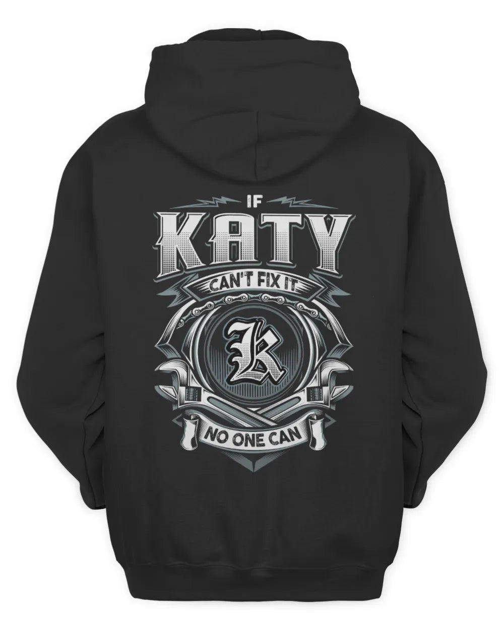 KATY AP81-K4-626 - Personalized Ahmed Quote Apparel “If Ahmed Can't Fix It, No One Can” - Unisex Hoodie - Black