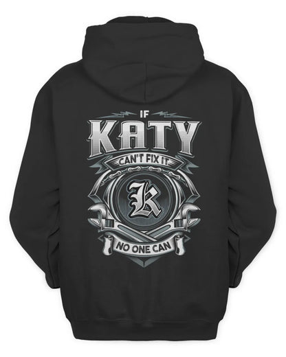 KATY AP81-K4-626 - Personalized Ahmed Quote Apparel “If Ahmed Can't Fix It, No One Can” - Unisex Hoodie - Black