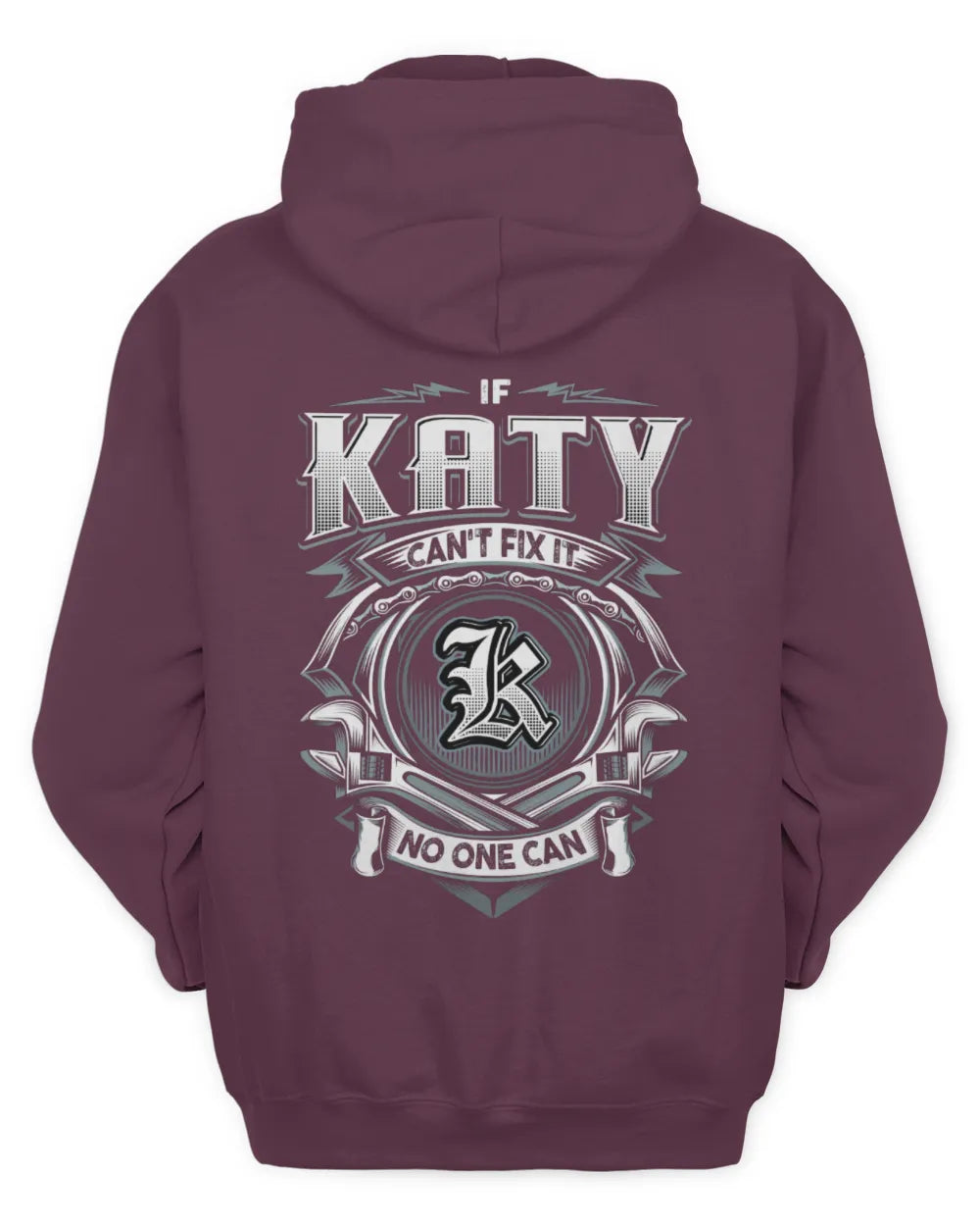 KATY AP81-K4-626 - Personalized Ahmed Quote Apparel “If Ahmed Can't Fix It, No One Can” - Unisex Hoodie - Maroon