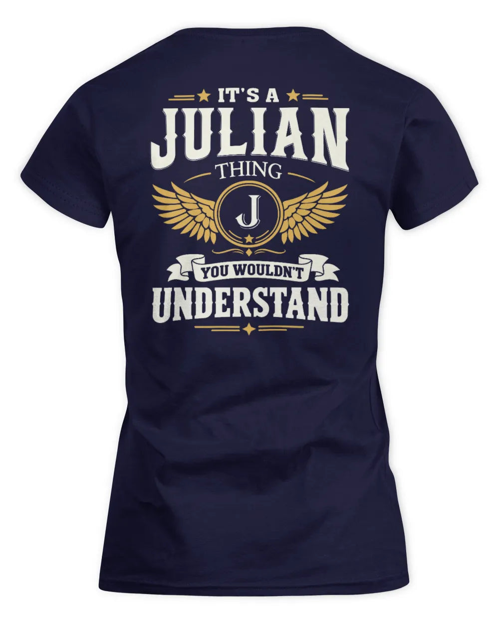 JULIAN KT06-M008 It’s a [NAME] Thing – You Wouldn’t Understand | Personalized Vintage T-Shirt - Women's Standard T-Shirt - Navy