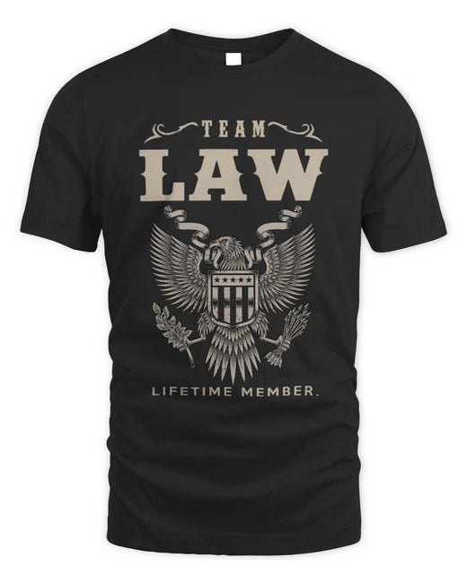 LAW TP06-K82 – Personalized Classic Style Apparel “Team NAME Lifetime Member”