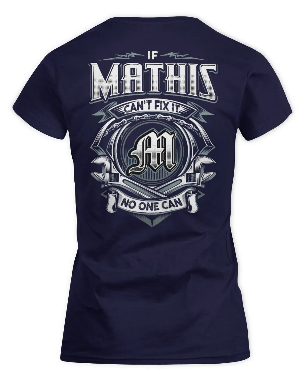 MATHIS AP81-K4-626 - Personalized Ahmed Quote Apparel “If Ahmed Can't Fix It, No One Can” - Women's Standard T-Shirt - Navy