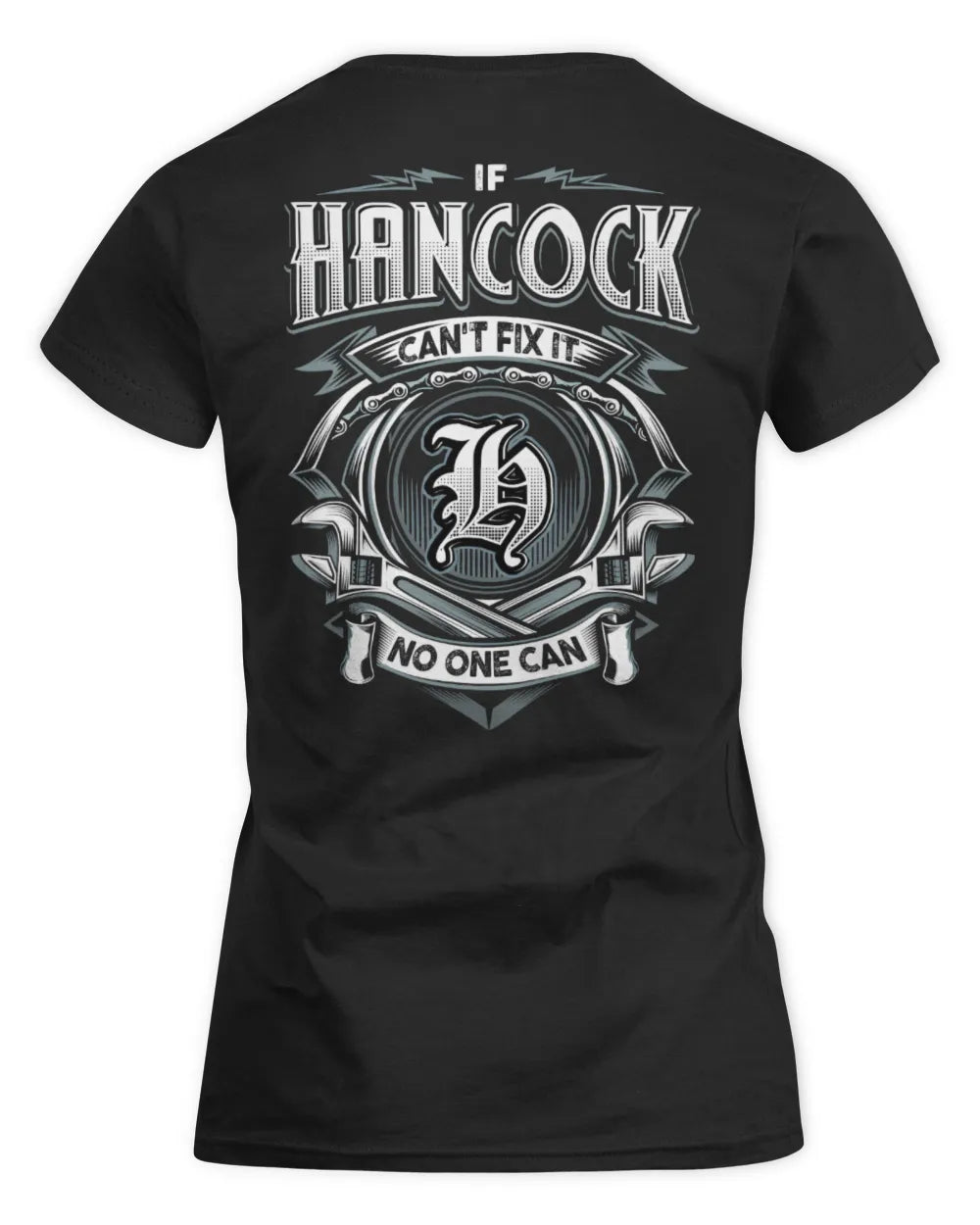 HANCOCK AP81-K4-626 - Personalized Ahmed Quote Apparel “If Ahmed Can't Fix It, No One Can” - Women's Standard T-Shirt - Black