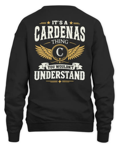 CARDENAS KT06-M008 It’s a [NAME] Thing – You Wouldn’t Understand | Personalized Vintage T-Shirt - Unisex Sweatshirt - Black
