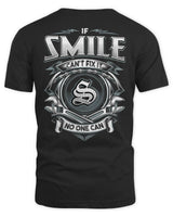 SMILE AP81-K4-626 - Personalized Ahmed Quote Apparel “If Ahmed Can't Fix It, No One Can” - Unisex Standard T-Shirt - Black