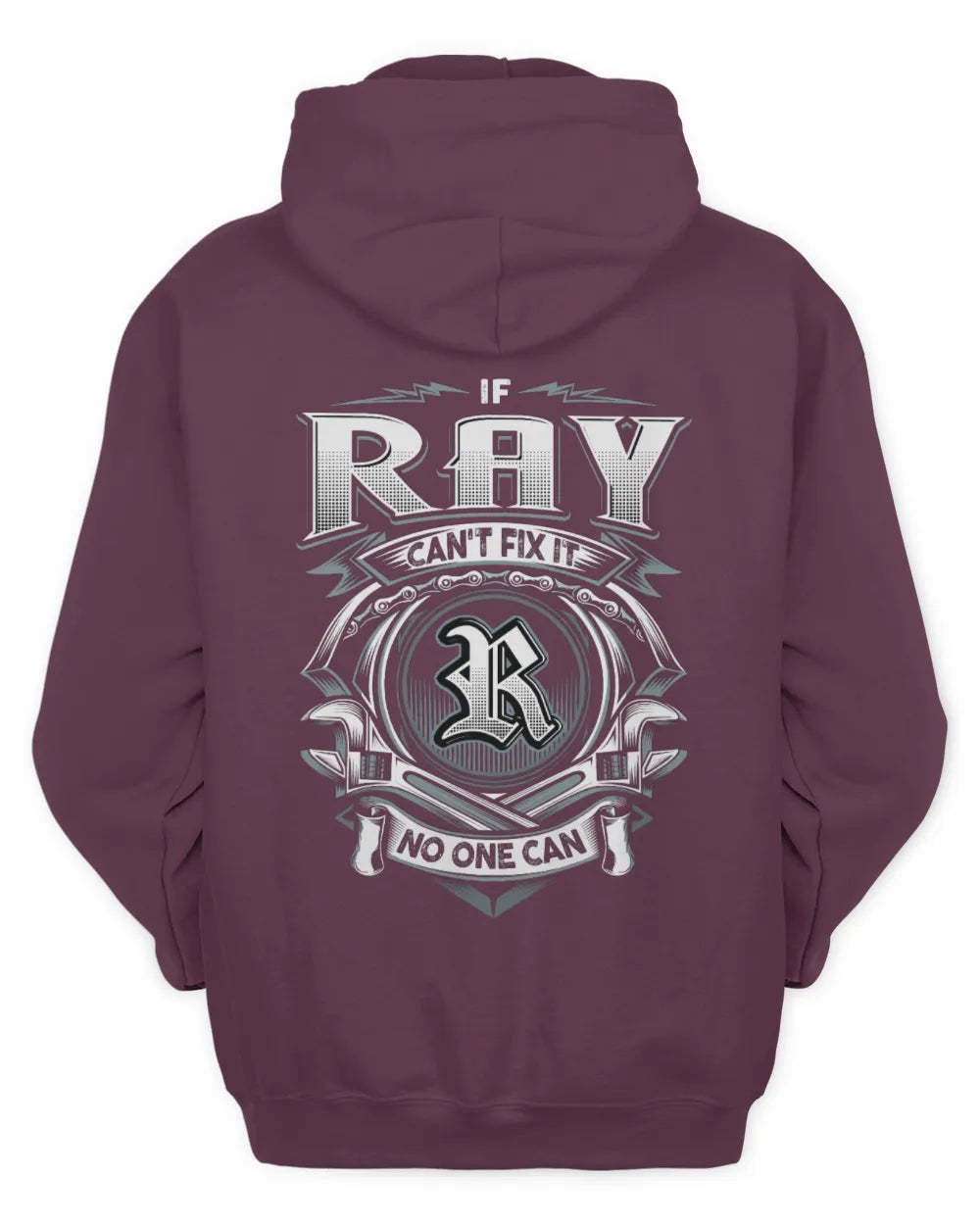 RAY AP81-K4-626 - Personalized Ahmed Quote Apparel “If Ahmed Can't Fix It, No One Can” - Unisex Hoodie - Maroon