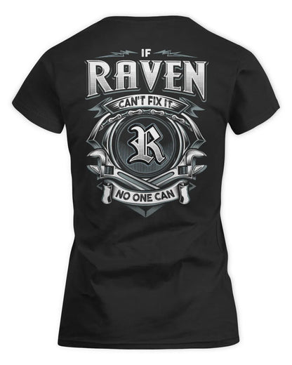 RAVEN AP81-K4-626 - Personalized Ahmed Quote Apparel “If Ahmed Can't Fix It, No One Can” - Women's Standard T-Shirt - Black