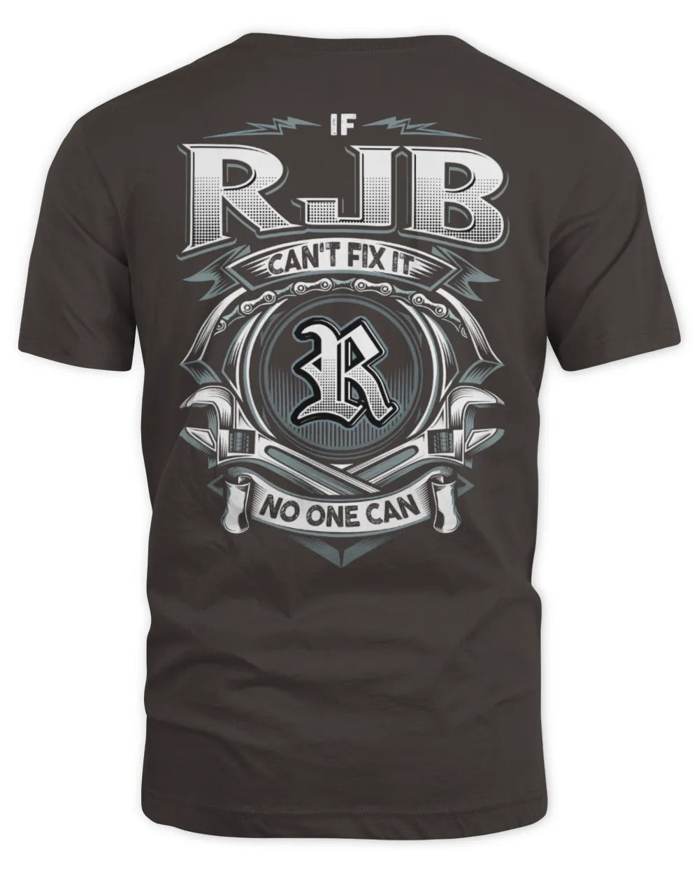 RJB AP81-K4-626 - Personalized Ahmed Quote Apparel “If Ahmed Can't Fix It, No One Can” - Unisex Standard T-Shirt - Dark Chocolate