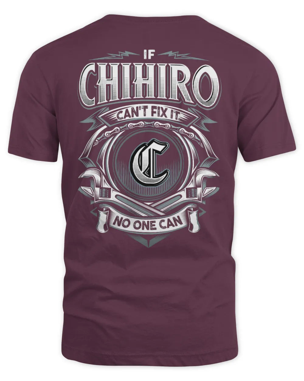 CHIHIRO AP81-K4-626 - Personalized Ahmed Quote Apparel “If Ahmed Can't Fix It, No One Can” - Unisex Standard T-Shirt - Maroon