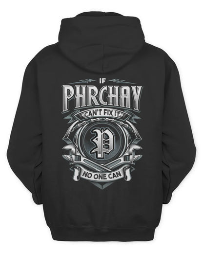 PHRCHAY AP81-K4-626 - Personalized Ahmed Quote Apparel “If Ahmed Can't Fix It, No One Can” - Unisex Hoodie - Black