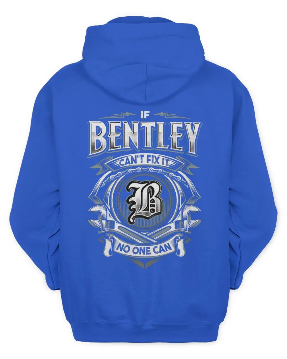 BENTLEY AP81-K4-626 - Personalized Ahmed Quote Apparel “If Ahmed Can't Fix It, No One Can” - Unisex Hoodie - Royal
