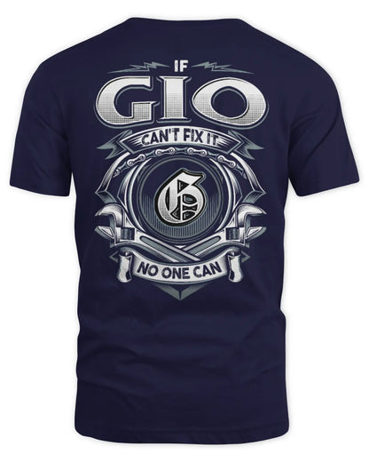 GIO AP81-K4-626 - Personalized Ahmed Quote Apparel “If Ahmed Can't Fix It, No One Can” - Unisex Standard T-Shirt - Navy