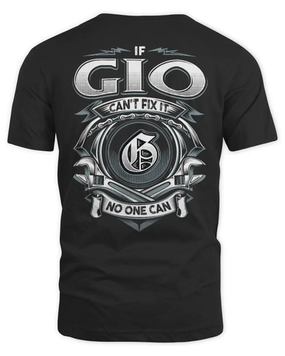 GIO AP81-K4-626 - Personalized Ahmed Quote Apparel “If Ahmed Can't Fix It, No One Can” - Unisex Standard T-Shirt - Black