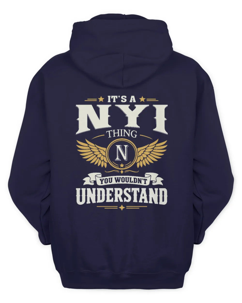 NYI KT06-M008 It’s a [NAME] Thing – You Wouldn’t Understand | Personalized Vintage T-Shirt - Unisex Hoodie - Navy