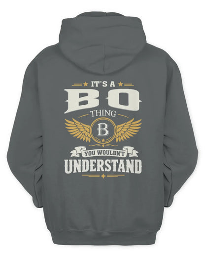 BO KT06-M008 It’s a [NAME] Thing – You Wouldn’t Understand | Personalized Vintage T-Shirt - Unisex Hoodie - Charcoal