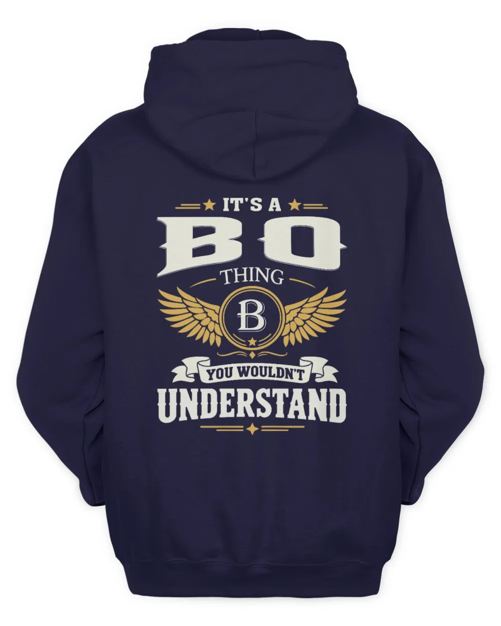 BO KT06-M008 It’s a [NAME] Thing – You Wouldn’t Understand | Personalized Vintage T-Shirt - Unisex Hoodie - Navy