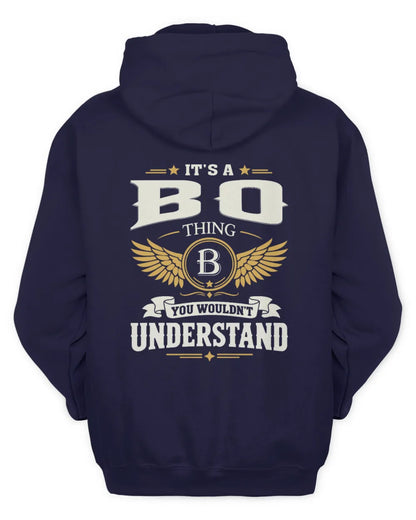 BO KT06-M008 It’s a [NAME] Thing – You Wouldn’t Understand | Personalized Vintage T-Shirt - Unisex Hoodie - Navy