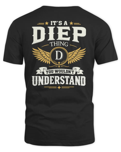 DIEP KT06-M008 It’s a [NAME] Thing – You Wouldn’t Understand | Personalized Vintage T-Shirt - Unisex Standard T-Shirt - Black