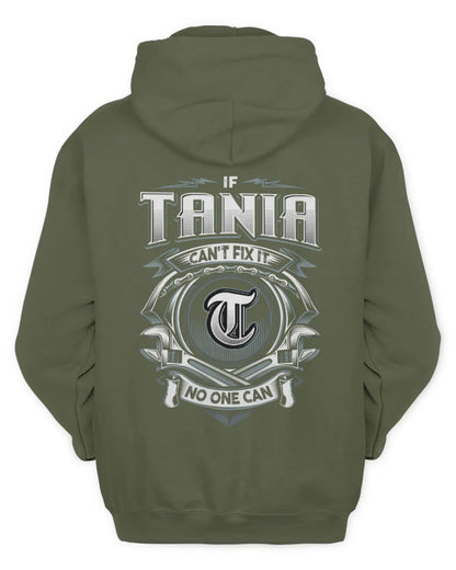 TANIA AP81-K4-626 - Personalized Ahmed Quote Apparel “If Ahmed Can't Fix It, No One Can” - Unisex Hoodie - Military Green