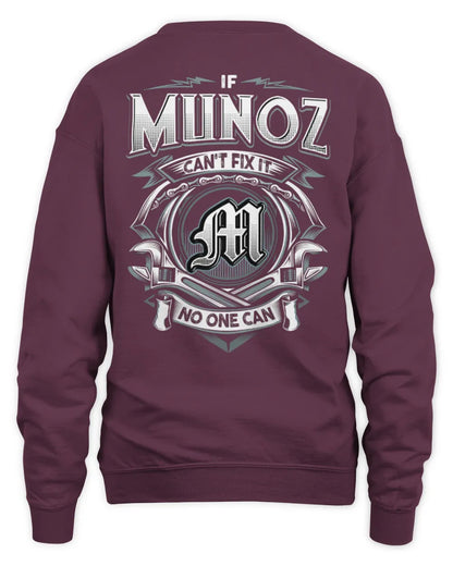 MUNOZ AP81-K4-626 - Personalized Ahmed Quote Apparel “If Ahmed Can't Fix It, No One Can” - Unisex Sweatshirt - Maroon