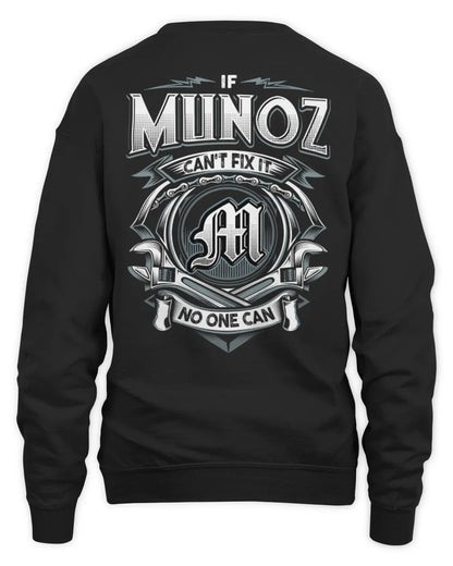 MUNOZ AP81-K4-626 - Personalized Ahmed Quote Apparel “If Ahmed Can't Fix It, No One Can” - Unisex Sweatshirt - Black