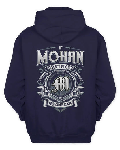 MOHAN AP81-K4-626 - Personalized Ahmed Quote Apparel “If Ahmed Can't Fix It, No One Can” - Unisex Hoodie - Navy