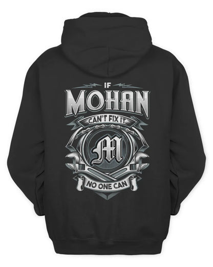 MOHAN AP81-K4-626 - Personalized Ahmed Quote Apparel “If Ahmed Can't Fix It, No One Can” - Unisex Hoodie - Black