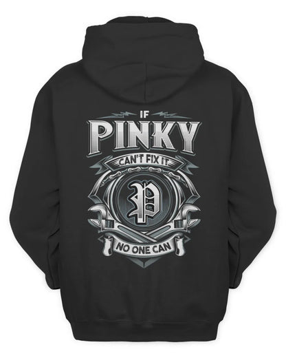 PINKY AP81-K4-626 - Personalized Ahmed Quote Apparel “If Ahmed Can't Fix It, No One Can” - Unisex Hoodie - Black