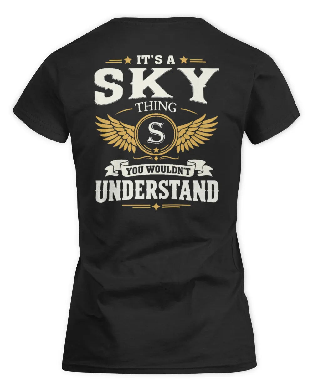 SKY KT06-M008 It’s a [NAME] Thing – You Wouldn’t Understand | Personalized Vintage T-Shirt - Women's Standard T-Shirt - Black
