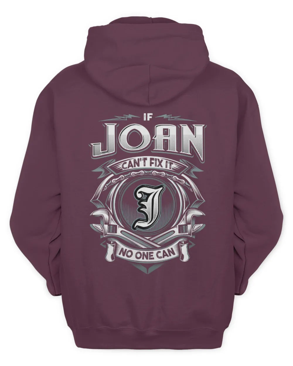 JOAN AP81-K4-626 - Personalized Ahmed Quote Apparel “If Ahmed Can't Fix It, No One Can” - Unisex Hoodie - Maroon