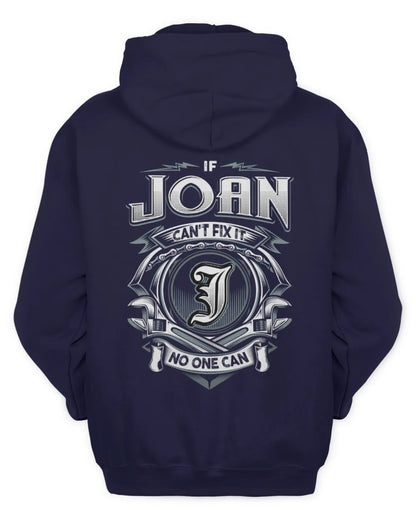 JOAN AP81-K4-626 - Personalized Ahmed Quote Apparel “If Ahmed Can't Fix It, No One Can” - Unisex Hoodie - Navy