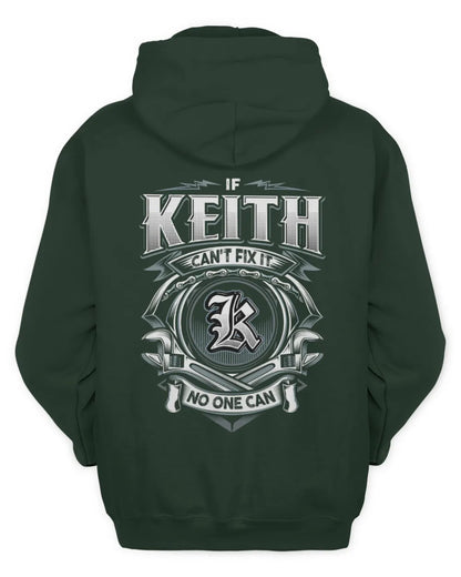 KEITH AP81-K4-626 - Personalized Ahmed Quote Apparel “If Ahmed Can't Fix It, No One Can” - Unisex Hoodie - Forest Green