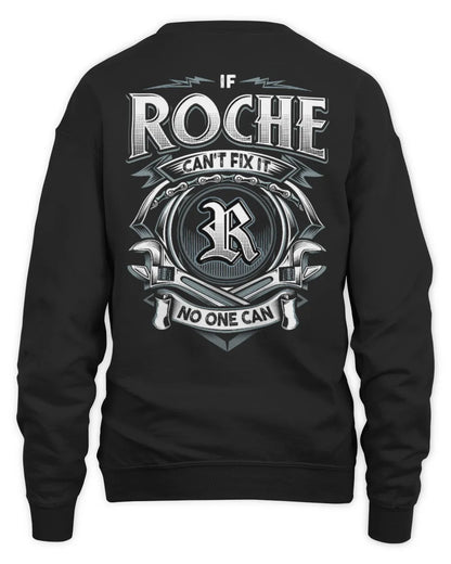 ROCHE AP81-K4-626 - Personalized Ahmed Quote Apparel “If Ahmed Can't Fix It, No One Can” - Unisex Sweatshirt - Black