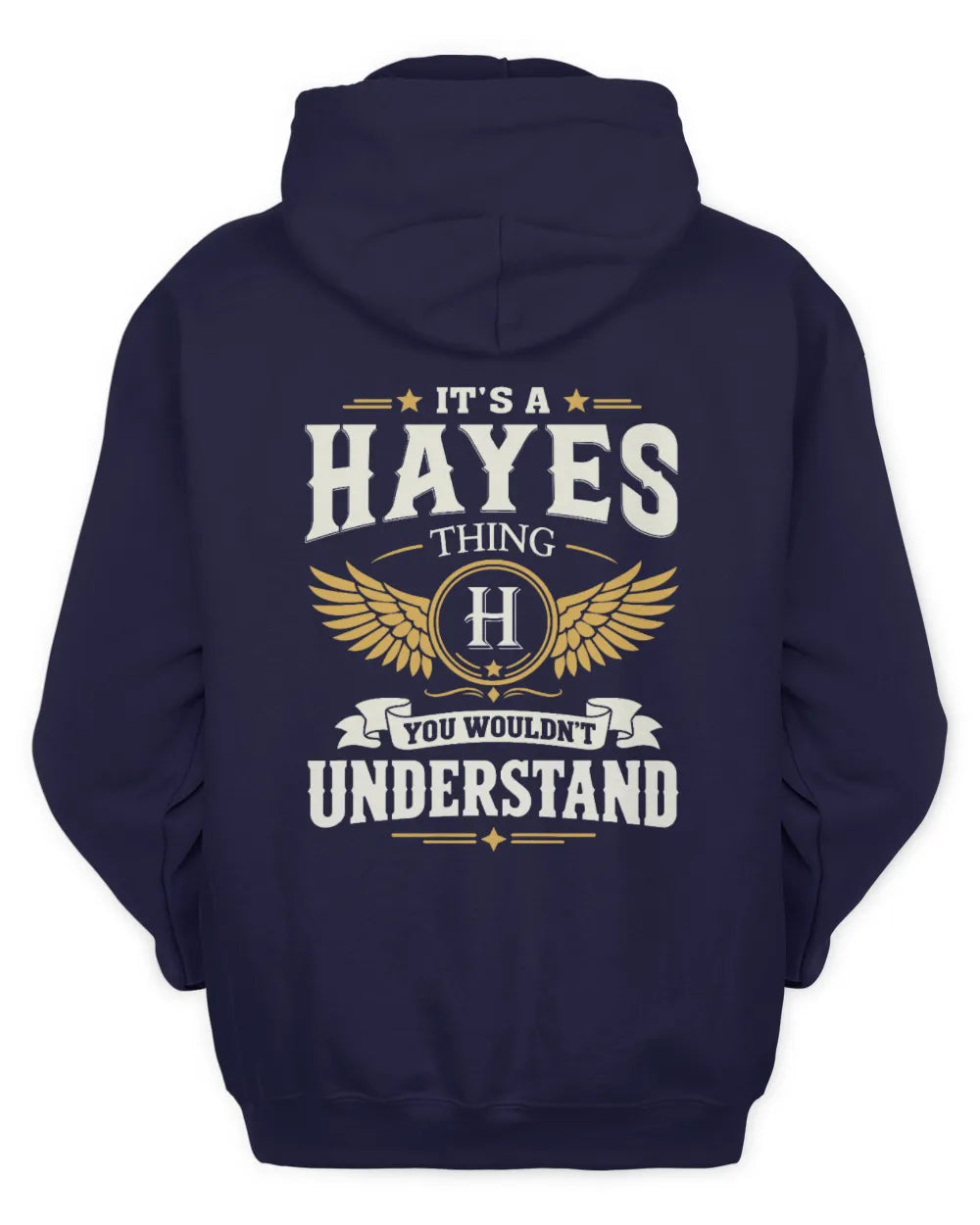 HAYES KT06-M008 It’s a [NAME] Thing – You Wouldn’t Understand | Personalized Vintage T-Shirt - Unisex Hoodie - Navy