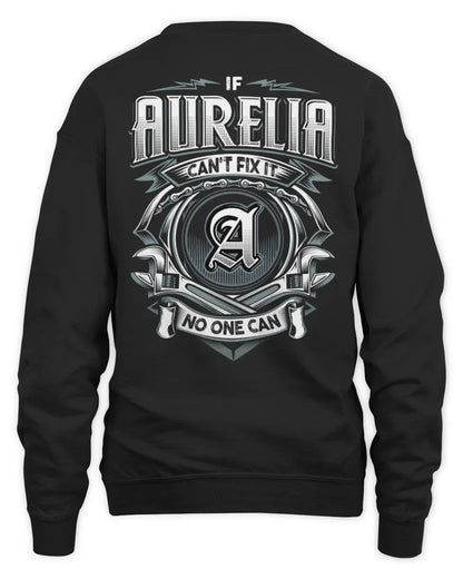 AURELIA AP81-K4-626 - Personalized Ahmed Quote Apparel “If Ahmed Can't Fix It, No One Can” - Unisex Sweatshirt - Black